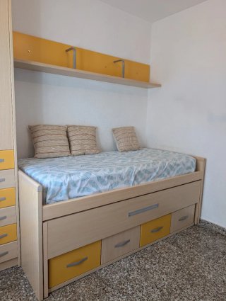 Cama Nido de Madera con Cajones