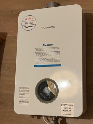 Calentador de gas Junkers Hydronext 5600 S 15 l/mi