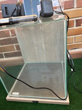 Acuario de Cristal con Accesorios