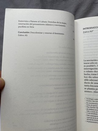 Feminismo e islam - Zahra Ali - Ensayo feminista