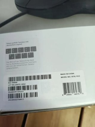 Teclado Ergonómico Microsoft y ratón Alemán