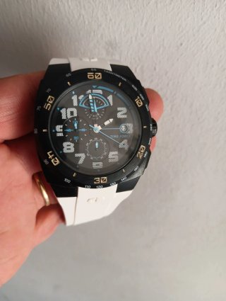 Reloj Cronógrafo Time Force Negro y Blanco