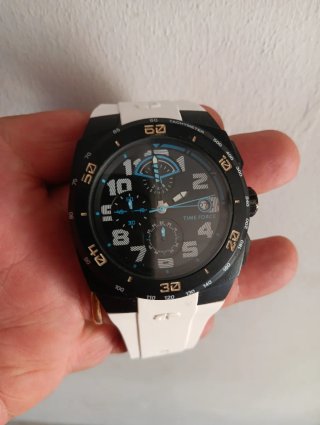 Reloj Cronógrafo Time Force Negro y Blanco