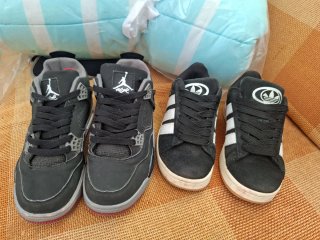 Lote Zapatillas Niños Jordan y Adidas