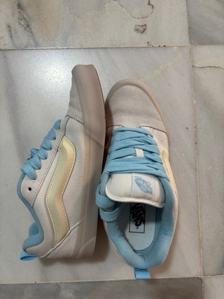 Vans Knu Skool Glow White/Blue Talla 42