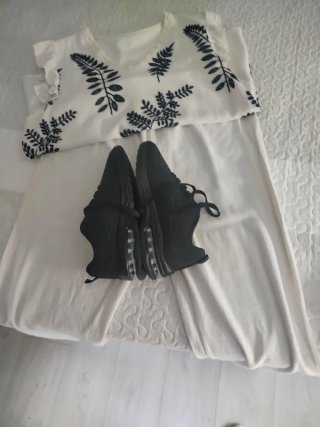 Conjunto Verano Mujer Blanco y Negro