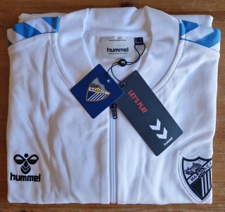 Chaqueta Hummel Málaga CF Blanca