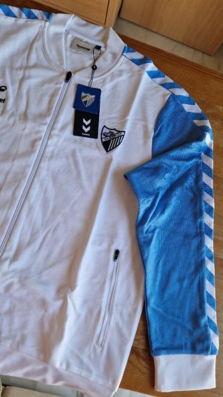 Chaqueta Hummel Málaga CF Blanca
