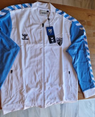 Chaqueta Hummel Málaga CF Blanca