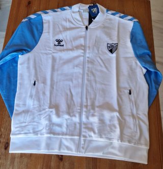 Chaqueta Hummel Málaga CF Blanca