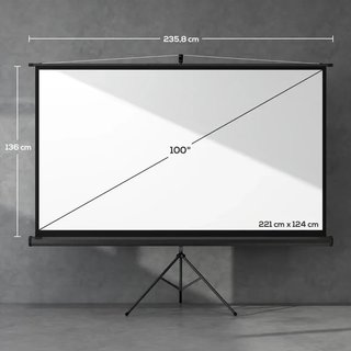 Pantalla de Proyector con Trípode