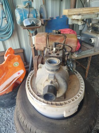 Motobomba de agua