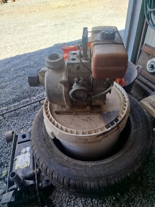 Motobomba de agua