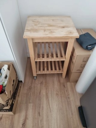 Mueble auxiliar cocina madera