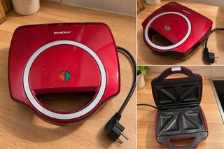 Sandwichera SilverCrest Roja