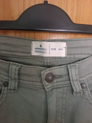 Pantalón Springfield Hombre Verde Talla M