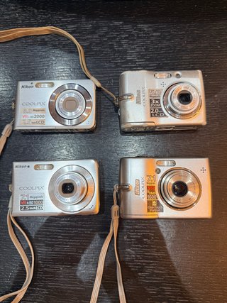 Lotto 4 Fotocamere Nikon Coolpix per pezzi