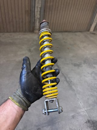 Ammortizzatore posteriore Piaggio NRG MC2 Giallo