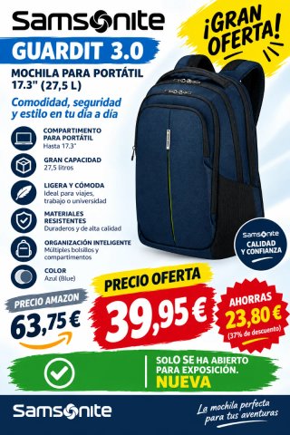 Mochila Samsonite Guardit 3.0 para Portátil