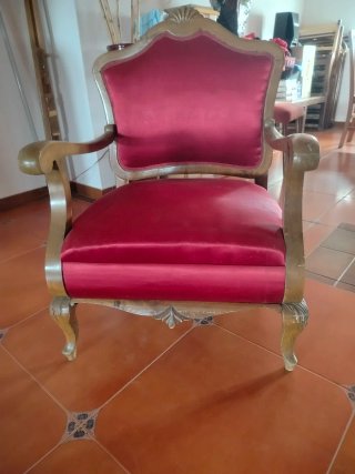 Sillón 1 antiguo descalzadora clásico