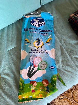 Racchetta elettrica zanzare nuova