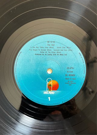 Vinilo Nico The End... 1974