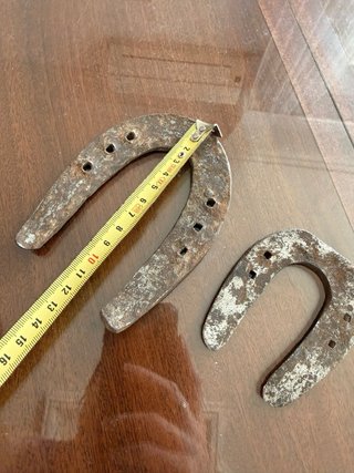 2 Herraduras Antiguas de Hierro