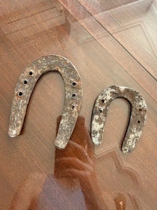 2 Herraduras Antiguas de Hierro