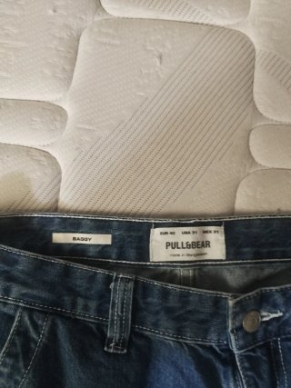 Pantalón Vaquero Cargo Azul