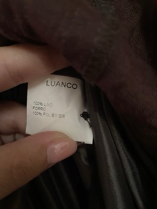 Falda evasé marrón luanco