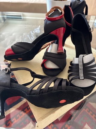 2 Pares de Zapatos de Baile Talla 37