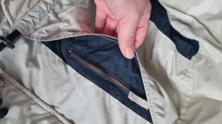 Chaqueta Vinci Beige y Azul Talla XXL