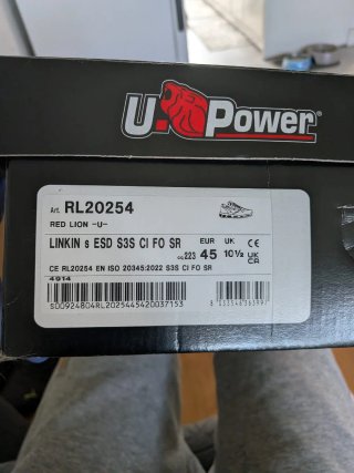 Zapatos de Seguridad U-Power Linkin Talla 45