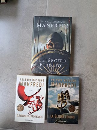 Lote novela histórica Valerio Massimo Manfredi