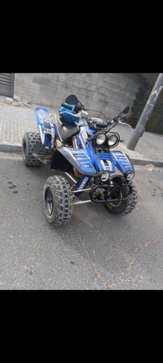 Yamaha Warrior 350 Quad Azul