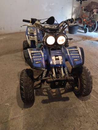 Yamaha Warrior 350 Quad Azul