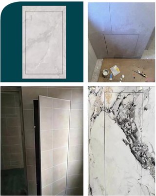 Puerta oculta para pladur