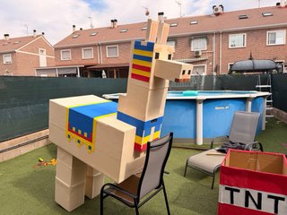 Disfraz de Llama de Minecraft