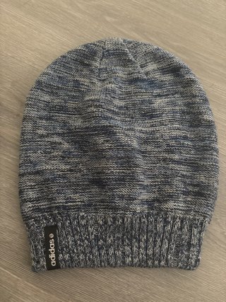 Gorro Adidas azul y gris ORIGINAL