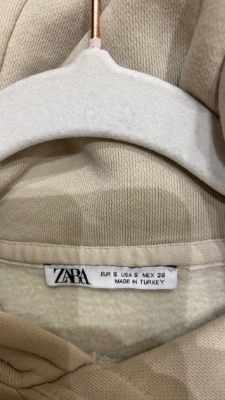 Sudadera Zara Beige Talla S