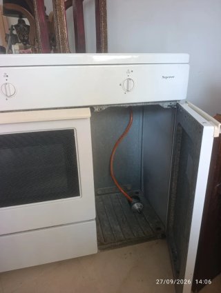Cocina de gas butano con horno Superser