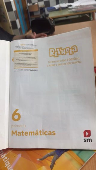 Libro de matemáticas