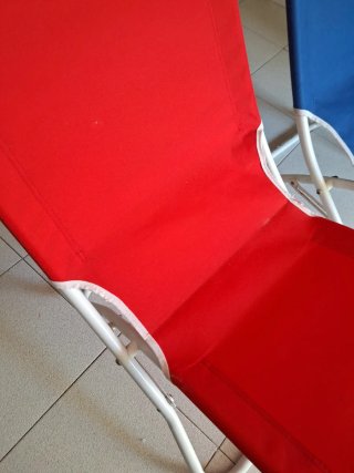 Sillas de playa plegable HAMO roja