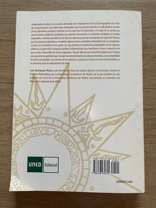 Libro Ampliación de cálculo Primera parte