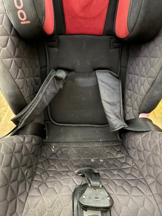 Silla de coche Be Cool roja y negra original