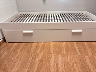 Cama Ikea Blanca con Cajones