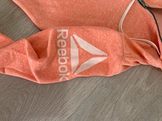 Sudadera Reebok Naranja con Cremallera
