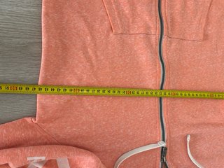 Sudadera Reebok Naranja con Cremallera