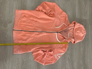 Sudadera Reebok Naranja con Cremallera