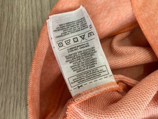 Sudadera Reebok Naranja con Cremallera